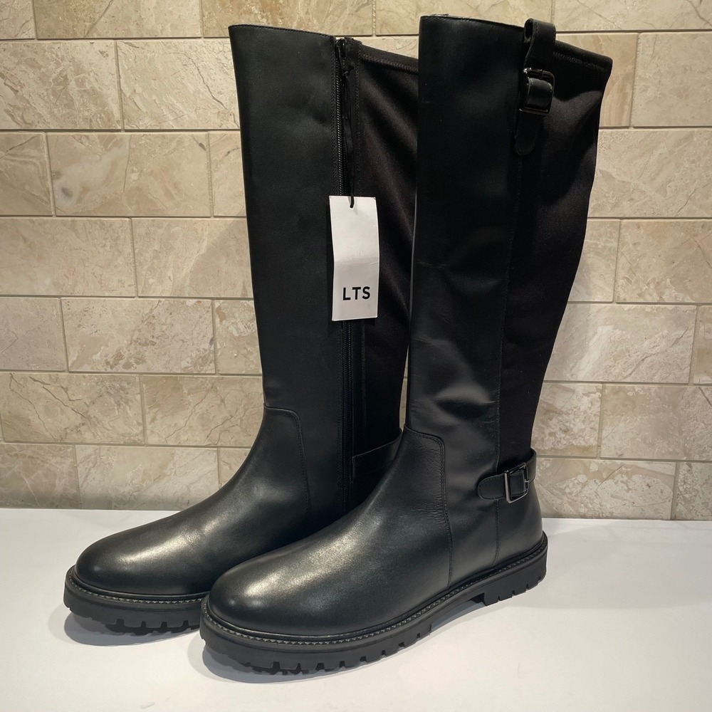 long tall sally Black Over-the-Knee Riding Boots